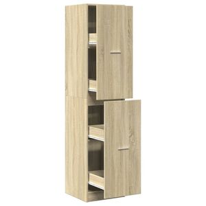 vidaXL Armoire d'apothicaire ch&ecirc;ne sonoma bois d'ing&eacute;nierie
