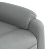 vidaXL Fauteuil inclinable gris clair tissu