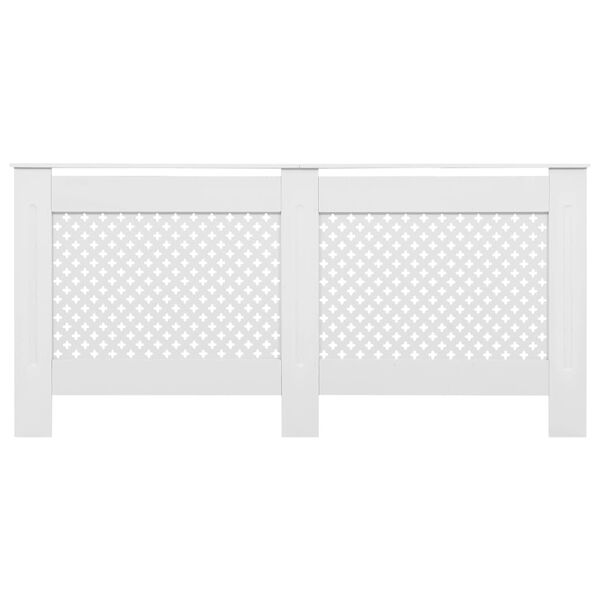 vidaXL Cache-radiateur Blanc 172x19x81,5 cm MDF