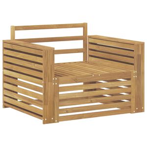 vidaXL Canap&eacute; d&rsquo;ext&eacute;rieur Bois d'Acacia Massif Blanc