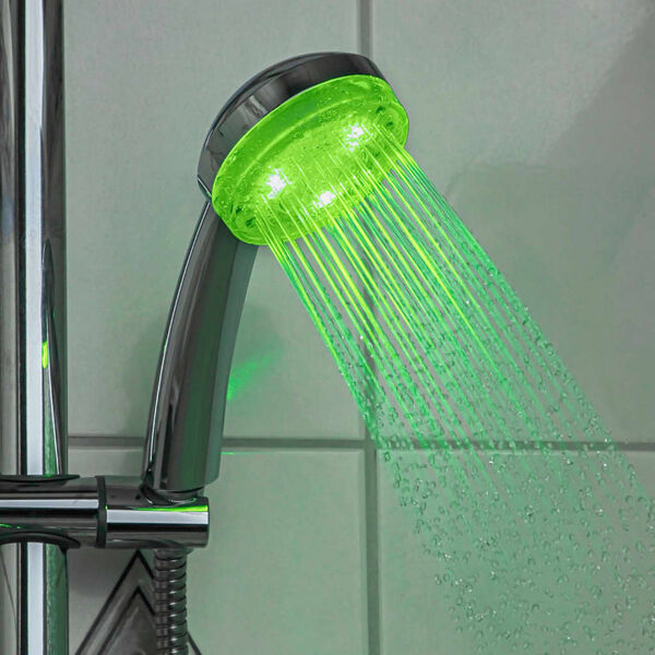 HI Pomme de douche &agrave; LED 8 cm