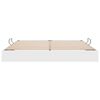 vidaXL Lit de Rangement avec matelas Blanc pur 200 x 200 cm Faux cuir
