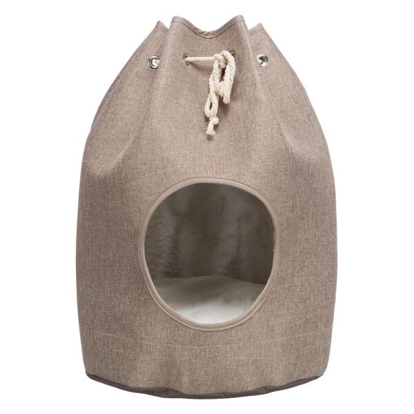 TRIXIE Lit cachette animaux de compagnie Nelli 40x55 cm Marron clair