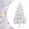 vidaXL Sapin de No&euml;l artificiel 270 cm PVC et Acier Blanc