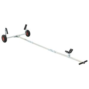 vidaXL Remorque de bateau r&eacute;glable avec pneus pneumatiques 200 kg Load