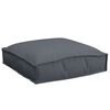 vidaXL Coussin 6 pcs Anthracite 40 x 40 x 8 cm Tissu Oxford