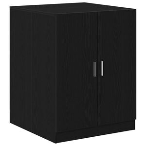 vidaXL Cabinet pour lave-linge Ch&ecirc;ne noir 70,5 x 71,5 x 91,5 cm