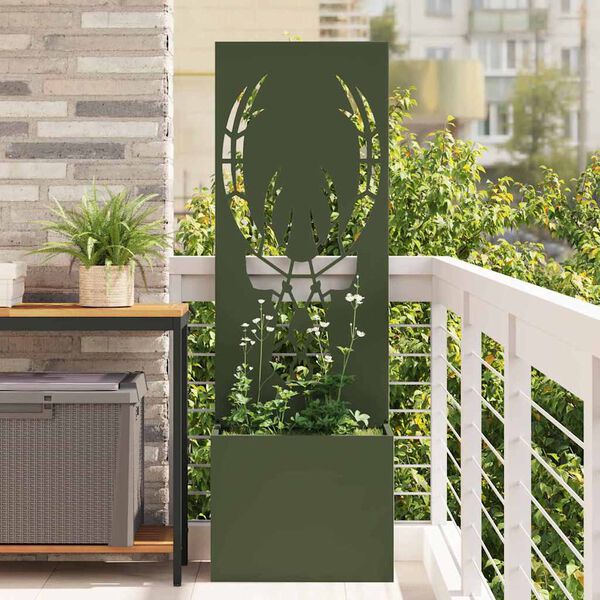 vidaXL &Eacute;cran de confidentialit&eacute; de jardin Vert olive 50 x 140 cm