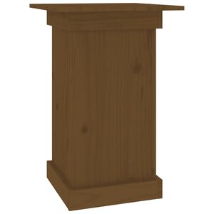 vidaXL Support &agrave; fleurs Marron miel 40x40x60 cm Bois de pin solide