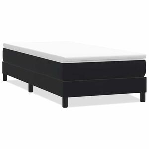 vidaXL Sommier &agrave; lattes de lit sans matelas noir 80x210 cm velours