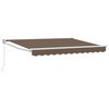 vidaXL Auvent r&eacute;tractable Taupe 3,5 x 2 m Polyester et Aluminium