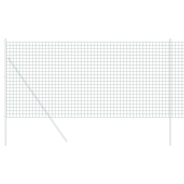 vidaXL Cl&ocirc;ture Euro Vert 1,2 x 25 m Fer rev&ecirc;tu de PVC