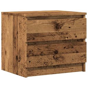 vidaXL Table de chevet vieux bois 50x40x43.5 cm bois d&rsquo;ing&eacute;nierie