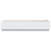 vidaXL Cadre de lit sans matelas blanc 75x190 cm