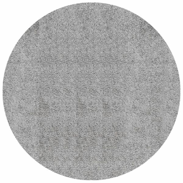 vidaXL Tapis shaggy PAMPLONA poils longs moderne gris &Oslash; 240 cm