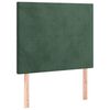 vidaXL Cadre de lit sans matelas vert fonc&eacute; 90x190 cm velours