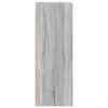 vidaXL Armoire murale avec portes en verre sonoma gris 35x37x100 cm