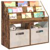 vidaXL Biblioth&egrave;que pour enfants Bois ancien 72,5 x 29,5 x 69 cm