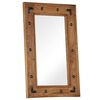 vidaXL Miroir Bois d'acacia massif 50 x 80 cm