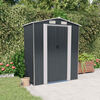 vidaXL Abri de jardin Anthracite 192x108x223 cm Acier galvanis&eacute;