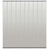vidaXL Moustiquaire de porte rideau en maille 10 pcs Noir 240x240 cm