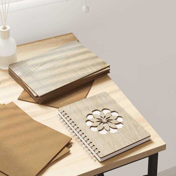 vidaXL Panneaux décoratifs 50 pcs Chêne Sonoma 15 x 21 x 0,27 cm