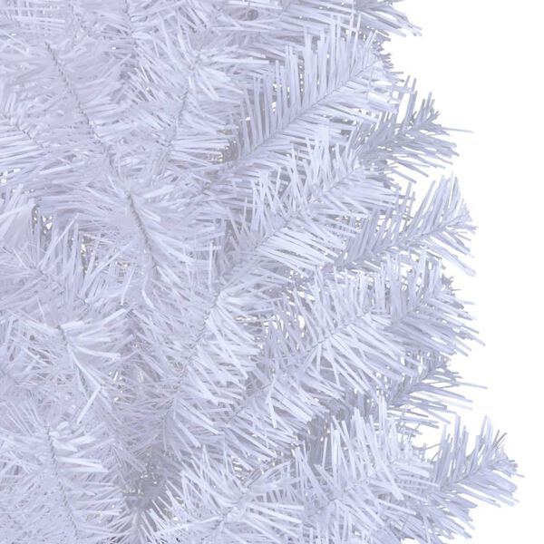 vidaXL Arbre de No&euml;l artificiel avec branches &eacute;paisses blanc 150cm PVC