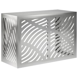 vidaXL Housse de climatiseur Argent&eacute; 90 x 40 x 60 cm Acier galvanis&eacute;