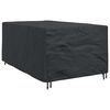 vidaXL Housse pour meubles Uni Noir 143 x 225 x 90 cm 210D