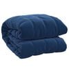 vidaXL Couverture lest&eacute;e Bleu 137x200 cm 10 kg Tissu