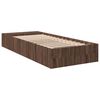vidaXL Cadre de lit sans matelas ch&ecirc;ne marron 90x190 cm