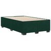 vidaXL Cadre de lit sans matelas vert fonc&eacute; 120x190 cm velours