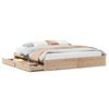 vidaXL Cadre de lit sans matelas 200x200 cm bois massif de pin