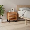 vidaXL Tables de chevet 2 pcs 40x34x46 cm bois d'acacia massif