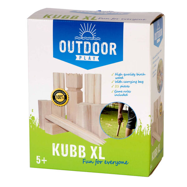 OUTDOOR PLAY Jeu de Kubb XL Bois