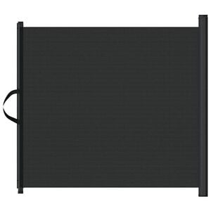 vidaXL Porte r&eacute;tractable pour animaux de compagnie noir 82,5x125 cm
