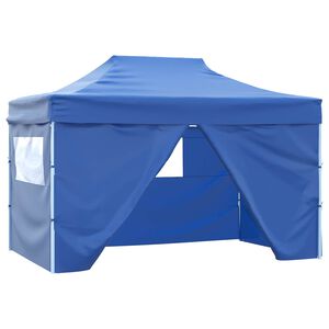 vidaXL Tente de f&ecirc;te 280 x 410 x 315 cm Bleu Tissu Oxford