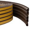 vidaXL joint de fen&ecirc;tre autocollant Marron 9 x 6 mm 25 m Mousse EPDM