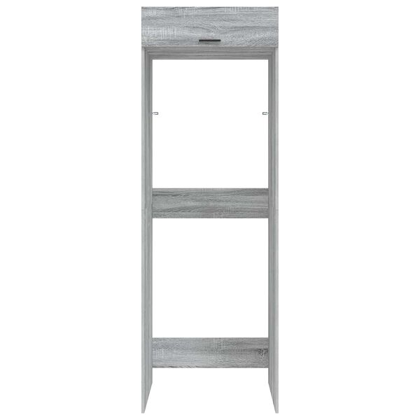 vidaXL Armoire pour machine &agrave; laver Gris Sonoma 67,5 x 68 x 200 cm