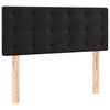 vidaXL T&ecirc;te de lit Noir 90x5x78/88 cm Velours