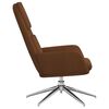 vidaXL Chaise de relaxation Marron Similicuir daim