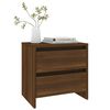 vidaXL Tables de chevet 2 pcs ch&ecirc;ne marron 45x34,5x44,5 cm
