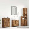 vidaXL Ensemble de meubles salle de bain 4 pcs bois d'ing&eacute;nierie