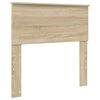vidaXL Cadre de lit Ch&ecirc;ne Sonoma 75 x 190 cm Bois d'ing&eacute;nierie