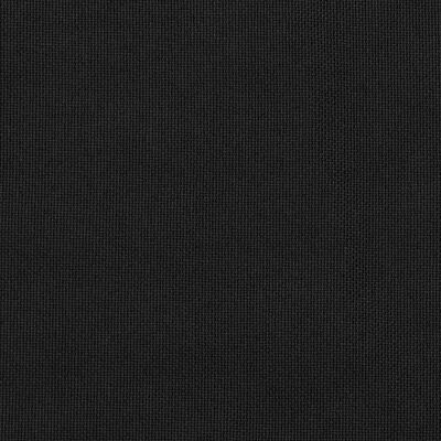 vidaXL Rideau occultant d'aspect de lin avec crochets Noir 290x245 cm