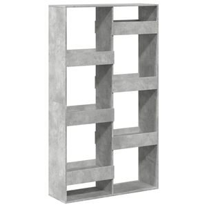 vidaXL Cloison de s&eacute;paration gris b&eacute;ton 100x33x175cm bois d'ing&eacute;nierie