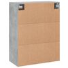 vidaXL Armoire murale gris béton 69,5x34x90 cm bois d'ingénierie