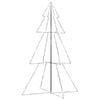 vidaXL Arbre de No&euml;l c&ocirc;ne 240 LED d'int&eacute;rieur/d'ext&eacute;rieur 118x180 cm