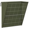 vidaXL R&acirc;telier &agrave; foin suspendu Vert olive 61 x 33 x 66 cm 5 kg