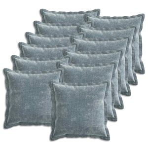 vidaXL Housse de coussin 12 pcs HOUTEN Bleu clair 40 x 40 cm